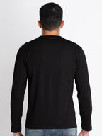 Mens Solid Round Neck T-Shirt