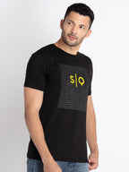 Mens Printed Round Neck T-Shirt