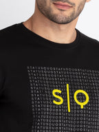Mens Printed Round Neck T-Shirt