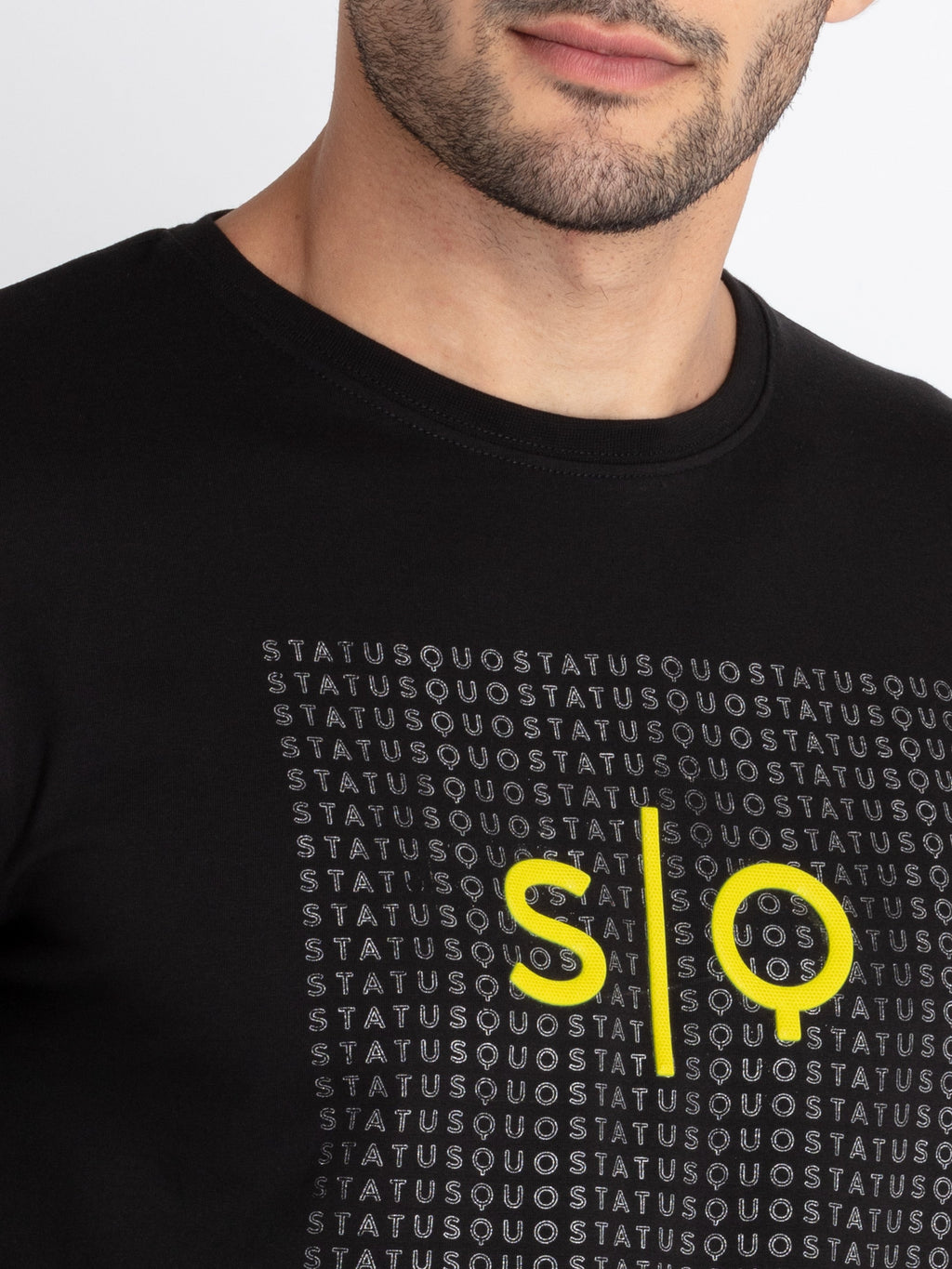 Mens Printed Round Neck T-Shirt