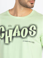 Mens Printed Round Neck T-Shirt