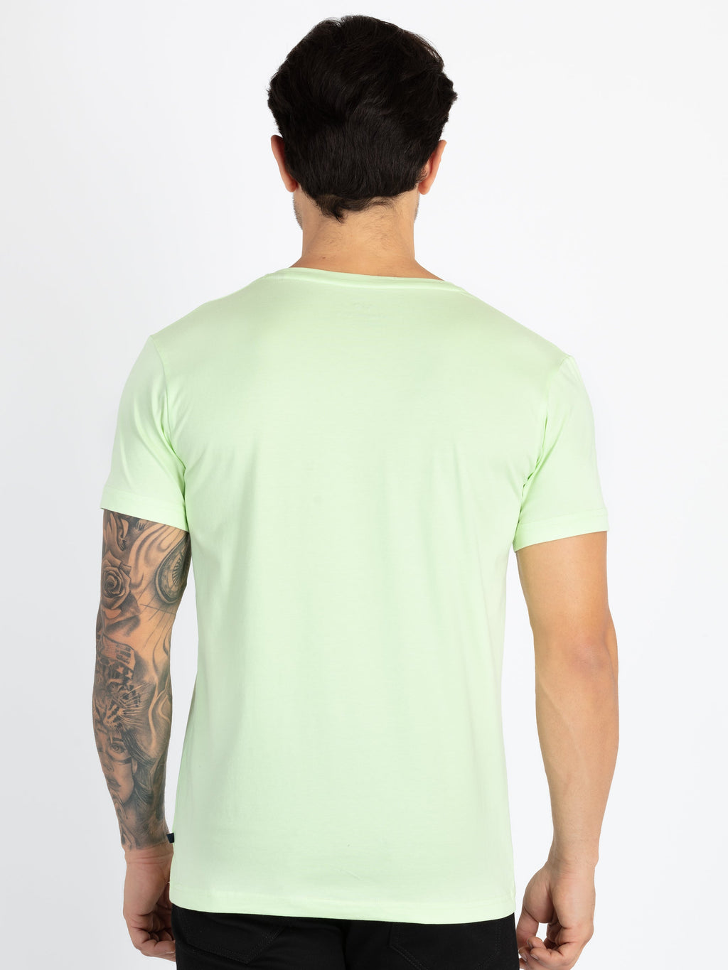 Mens Printed Round Neck T-Shirt