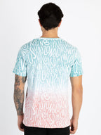 Mens All Over Printed Round Neck T-Shirt