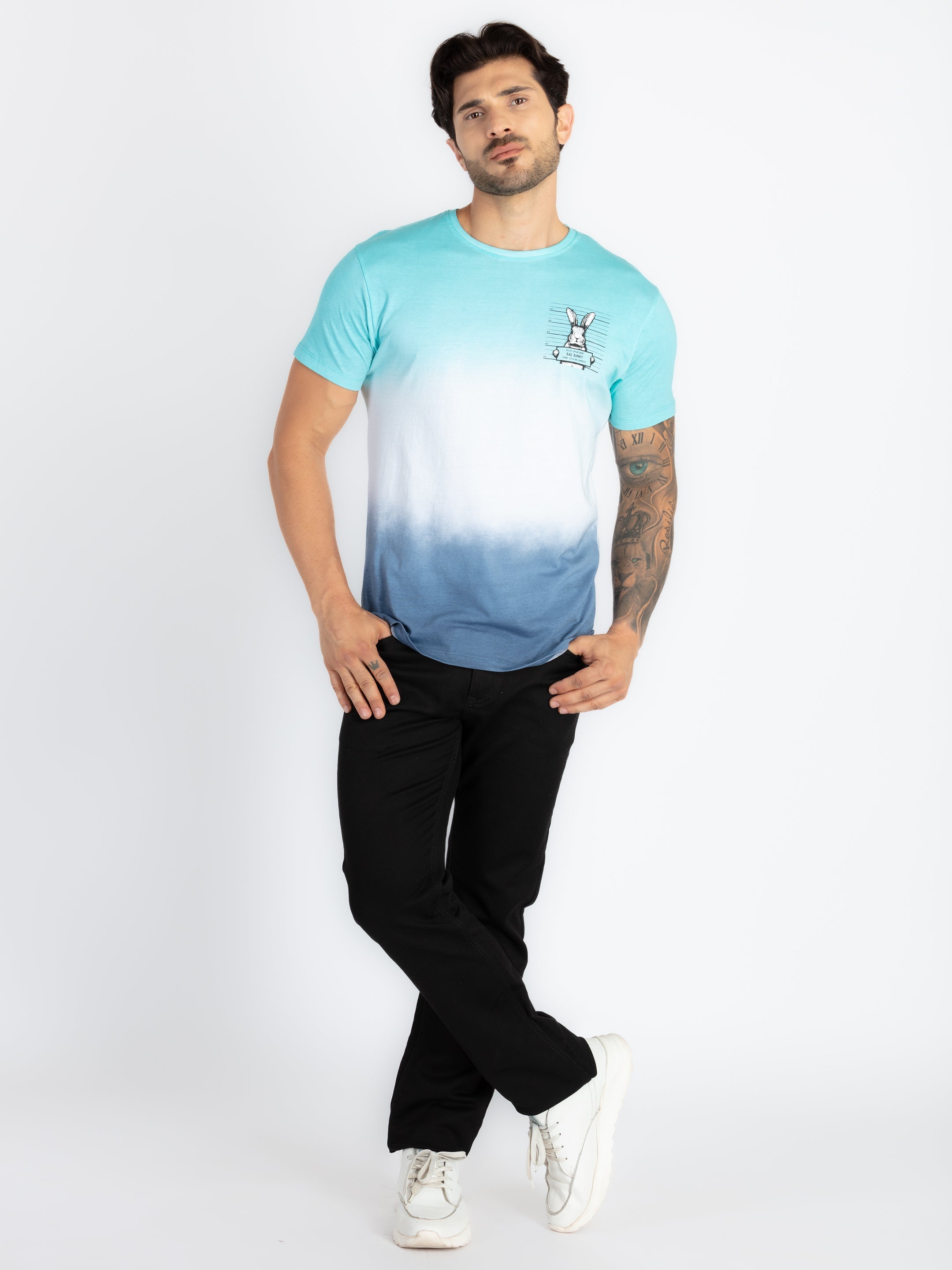 Mens Tie & Dye Printed T-Shirt