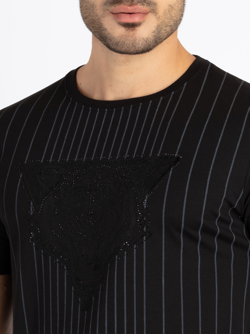 Mens Printed Round Neck T-Shirt
