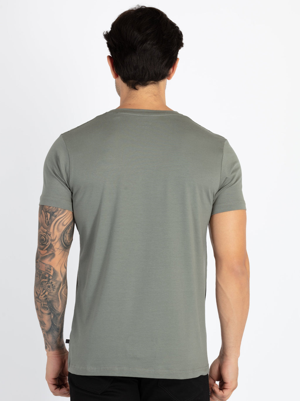 Mens Printed Round Neck T-Shirt