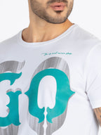 Mens Printed Round Neck T-Shirt
