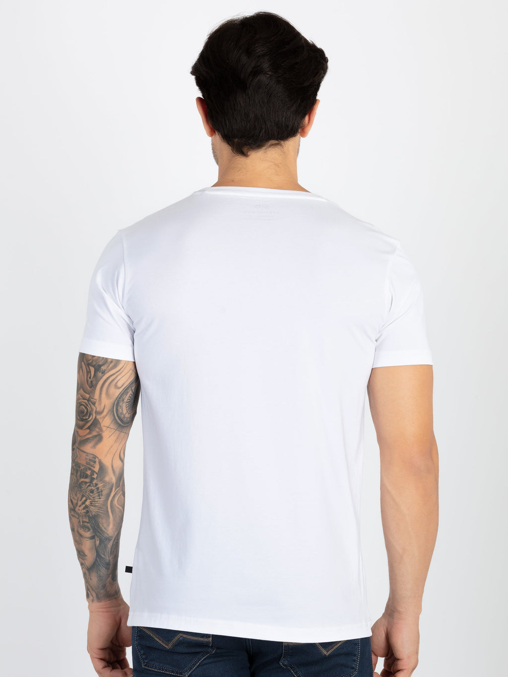 Mens Printed Round Neck T-Shirt