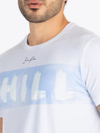 Mens Printed Round Neck T-Shirt