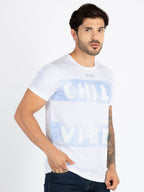 Mens Printed Round Neck T-Shirt