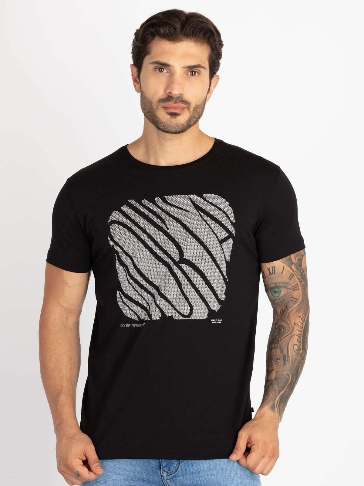 Status Quo |Men's Printed T-shirt - 3XL, 4XL, 5XL