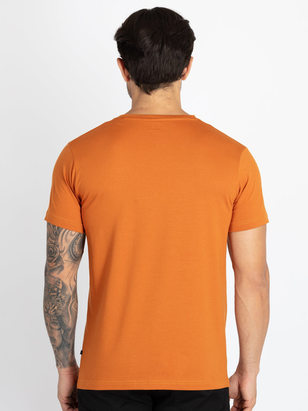 Mens Printed Round Neck T-Shirt