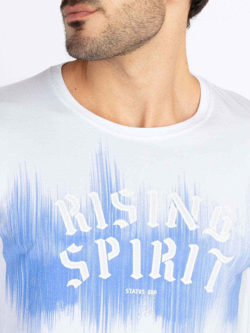 Mens Printed Round Neck T-Shirt