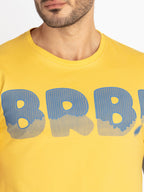 Mens Printed Round Neck T-Shirt