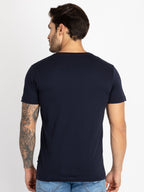 Mens Printed Round Neck T-Shirt