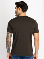 Mens Printed Round Neck T-Shirt