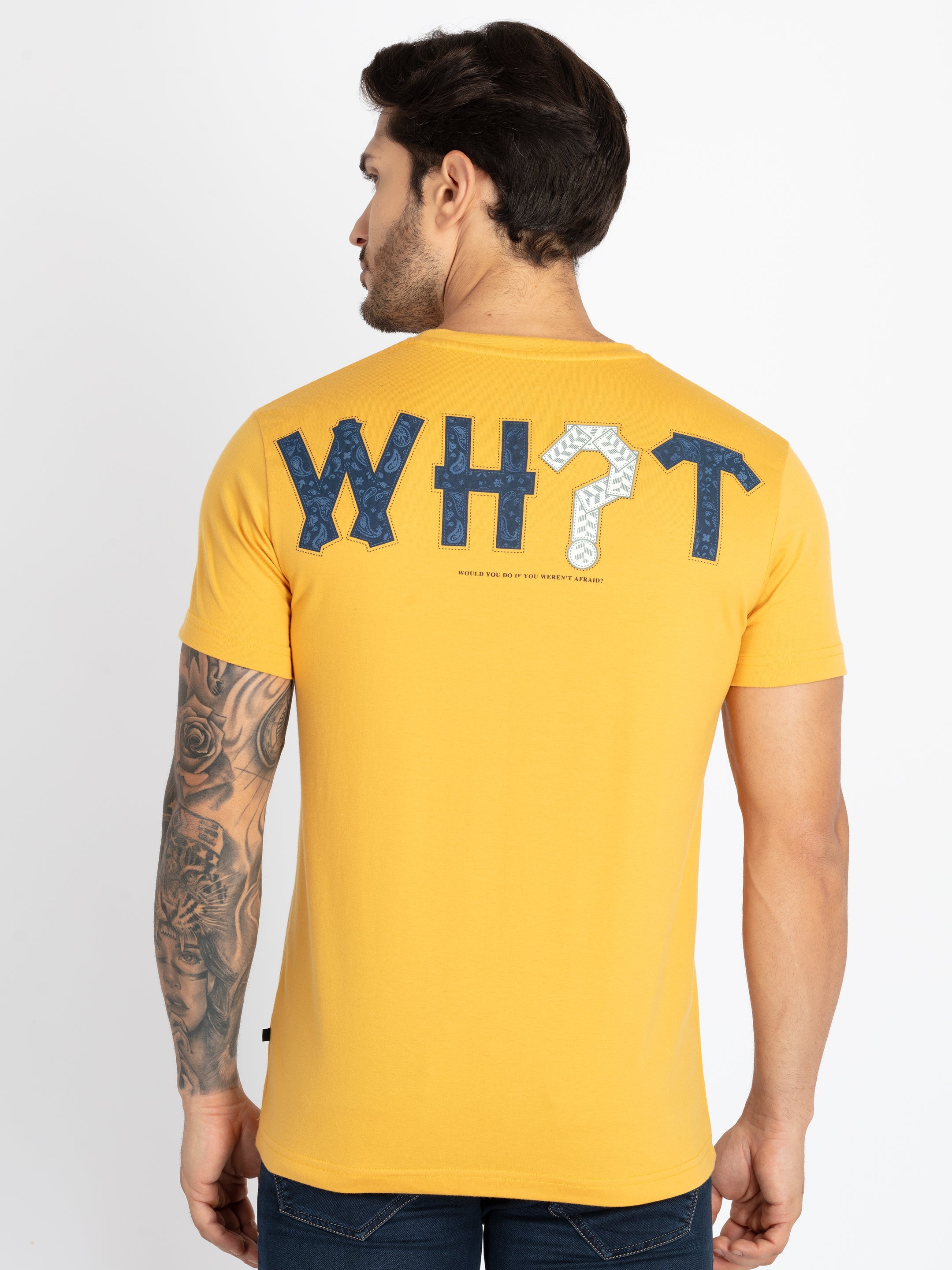 Mens Front & Back Printed T-Shirt