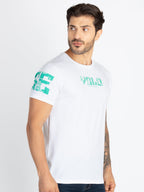 Mens Front & Back Printed T-Shirt
