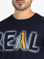 Men's Printed Round Neck T-Shirt