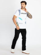 Mens Printed Round Neck T-Shirt