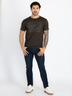 Mens Printed Round Neck T-Shirt