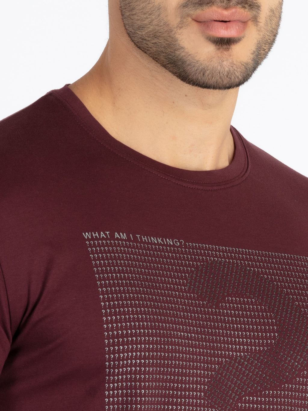 Mens Printed Round Neck T-Shirt