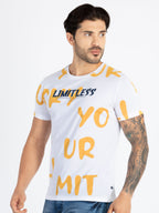 Mens Printed Round Neck T-Shirt
