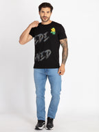 Mens Printed Round Neck T-Shirt
