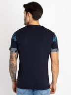 Mens Printed Round Neck T-Shirt