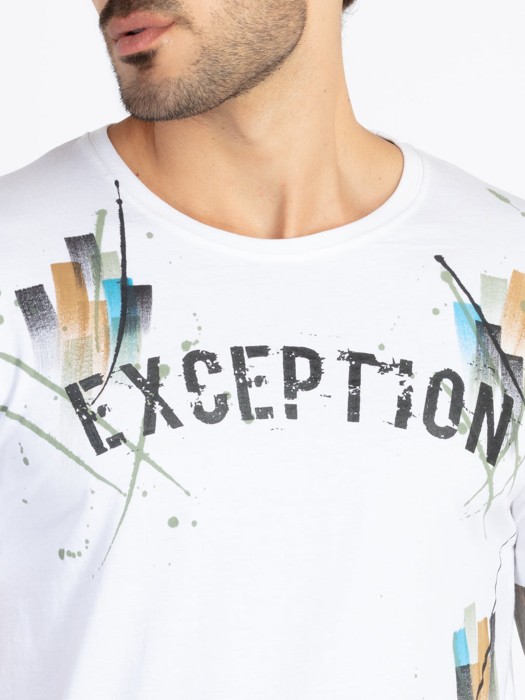 Mens All Over Printed Round Neck T-Shirt