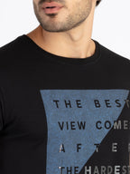 Mens Printed Round Neck T-Shirt