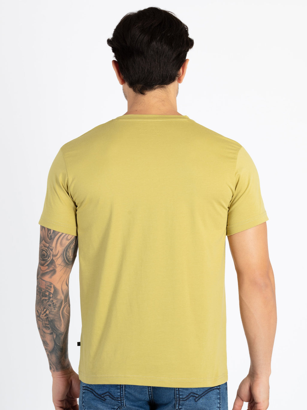Mens Printed Round Neck T-Shirt