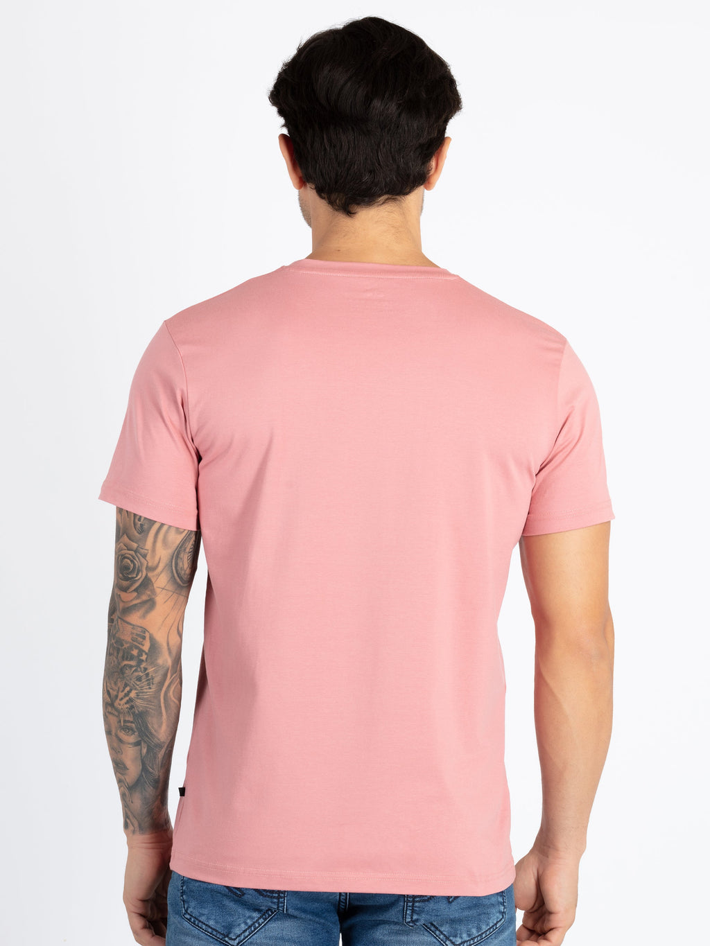 Mens Printed Round Neck T-Shirt