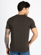 Mens Printed Round Neck T-Shirt