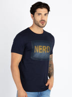 Mens Printed Round Neck T-Shirt