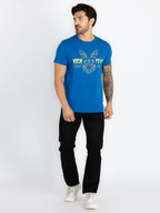 Mens Printed Round Neck T-Shirt