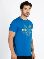 Mens Printed Round Neck T-Shirt