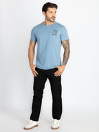 Mens Front & Back Printed T-Shirt