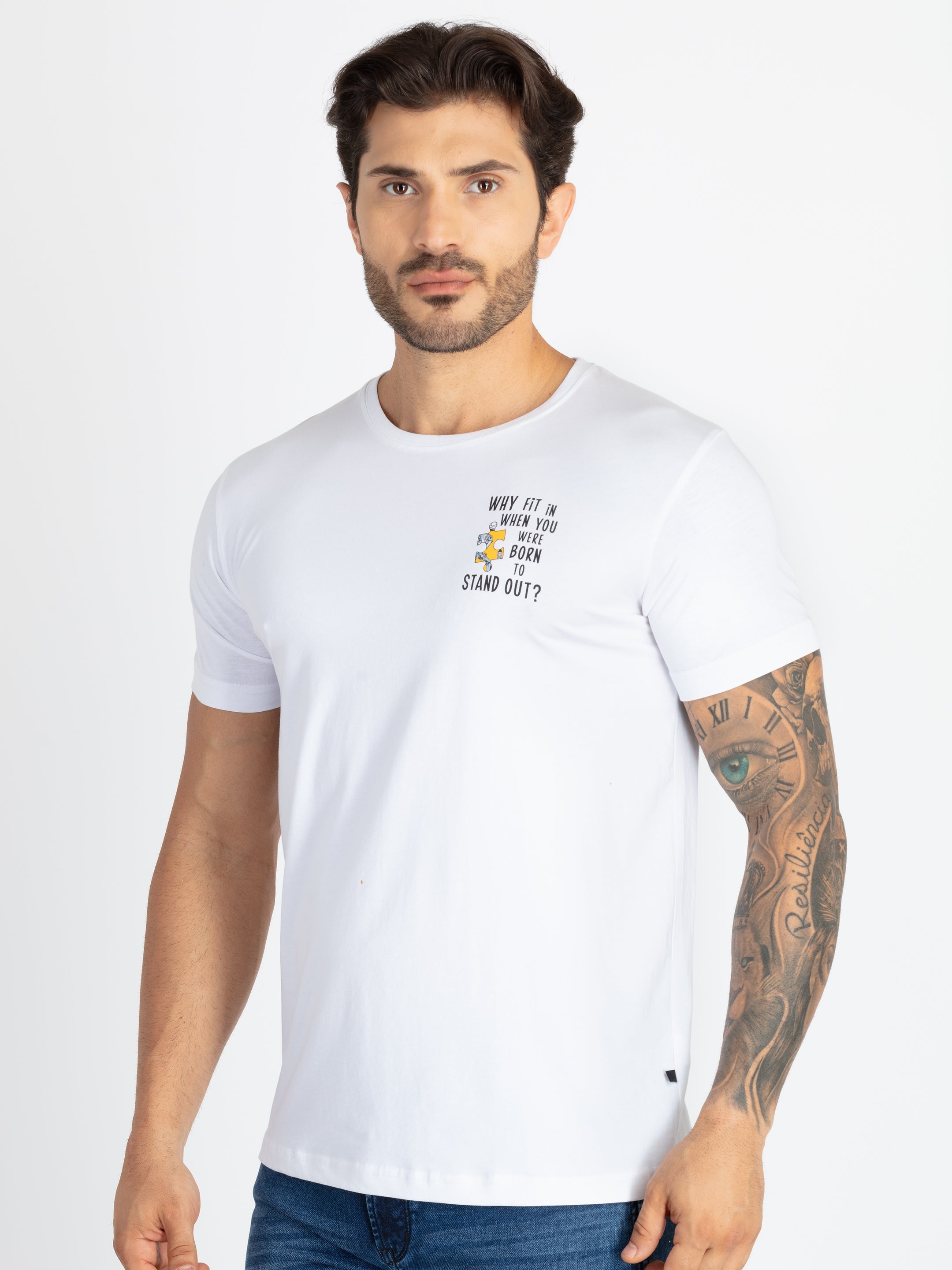 Mens Front & Back Printed T-Shirt Secondary image