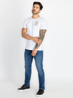 Mens Front & Back Printed T-Shirt