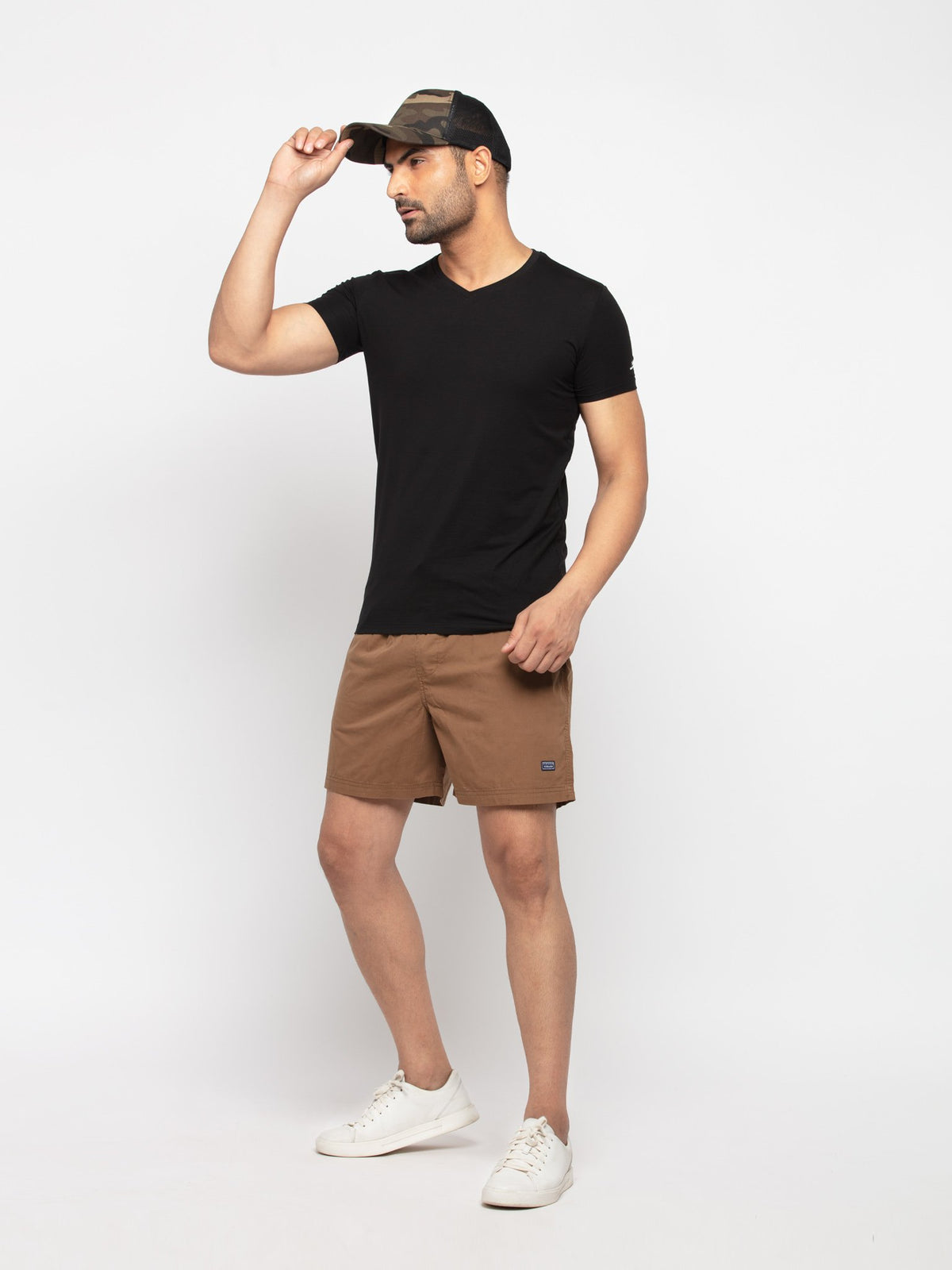 Solid Regular Fit Shorts