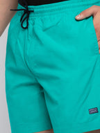 Solid Regular Fit Shorts