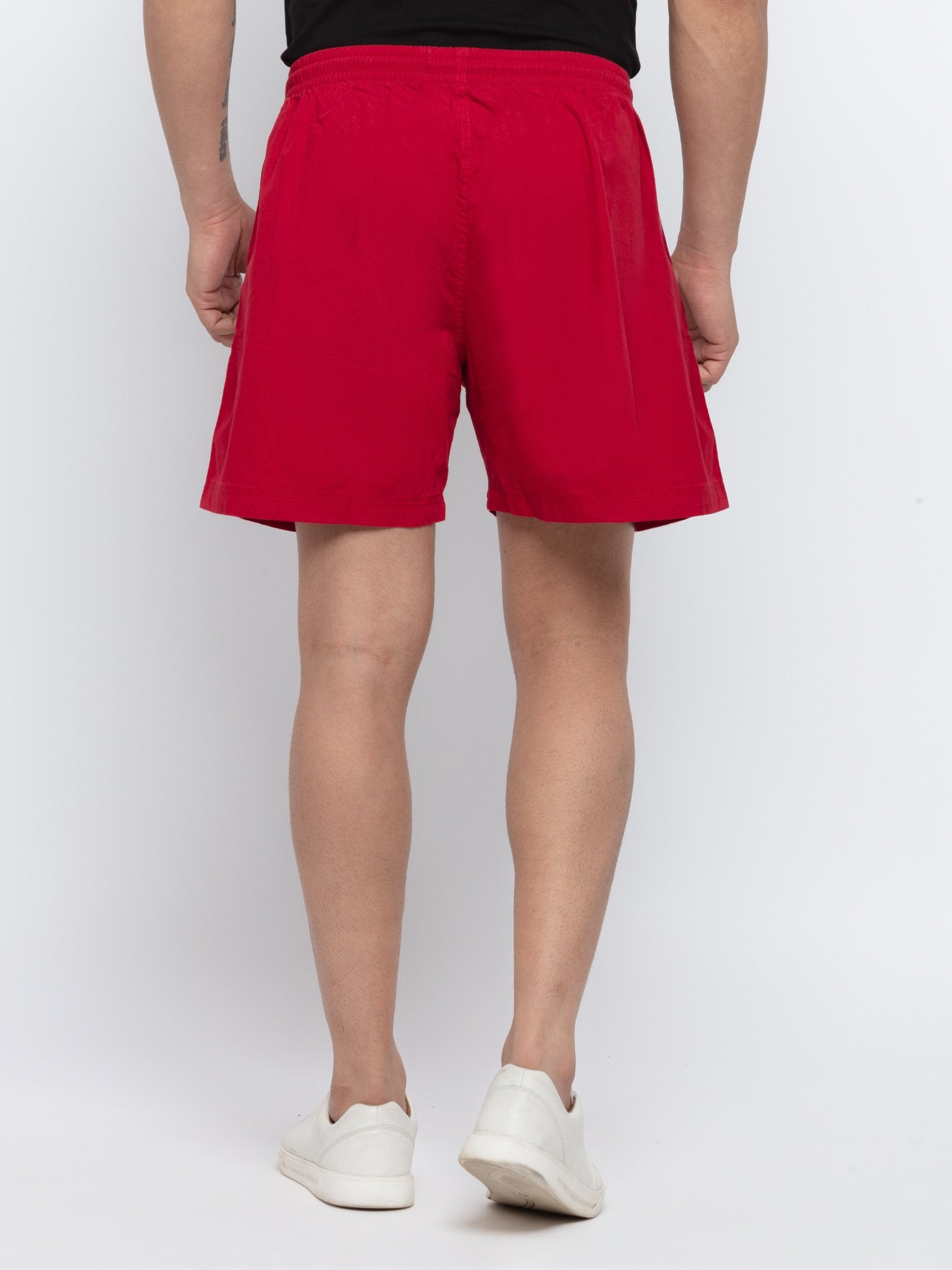 Solid Regular Fit Shorts Secondary image