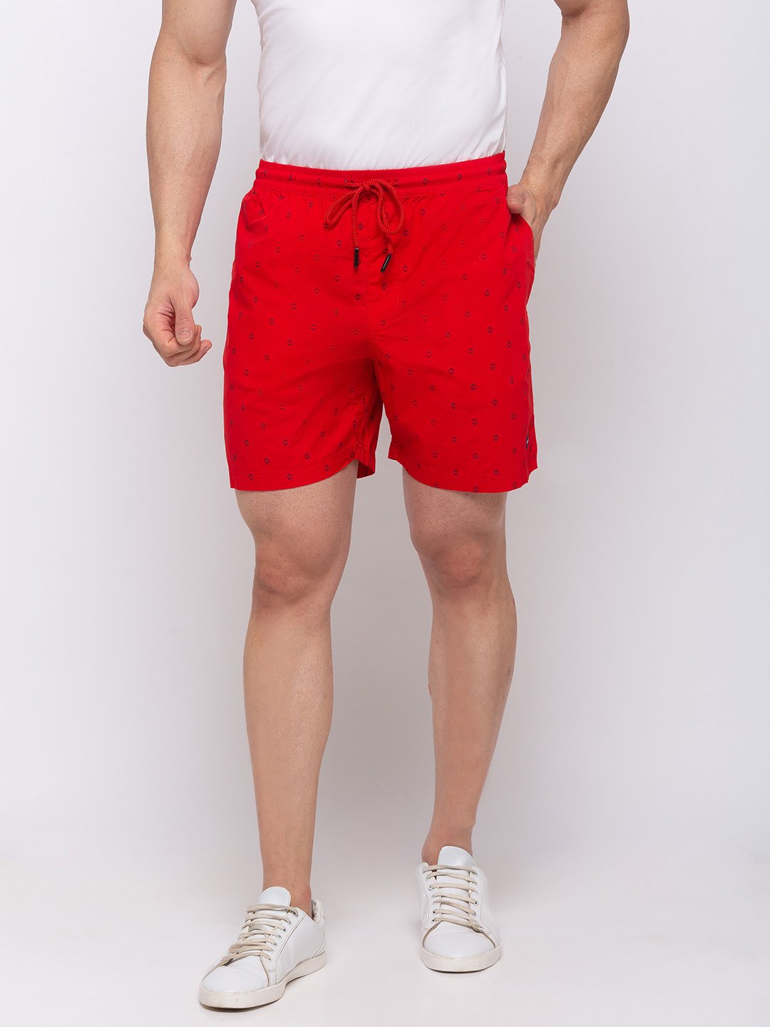 Status Quo |Printed Regular Fit Shorts - 3XL, 4XL, 5XL