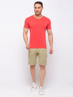 Solid Regular Fit Shorts