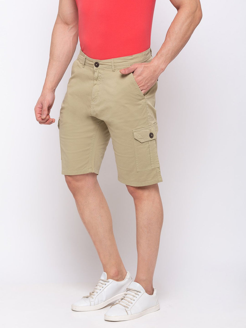 Solid Regular Fit Shorts