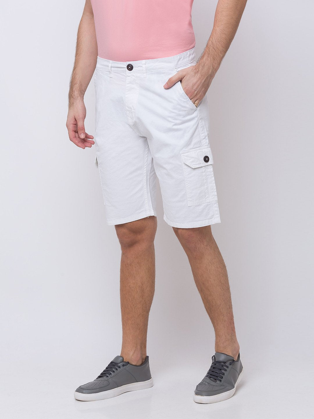Solid Woven Shorts