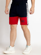 Mens Colourblocked Regular Fit Shorts