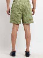 Mens Solid Regular Fit Shorts