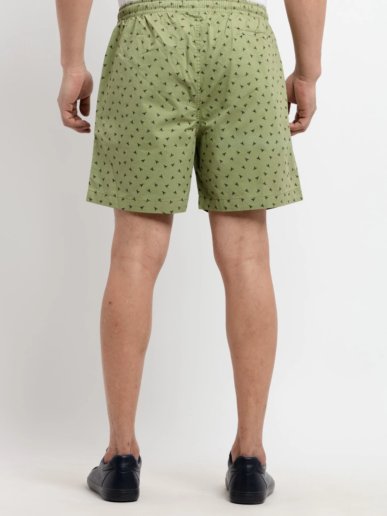 Mens Solid Regular Fit Shorts
